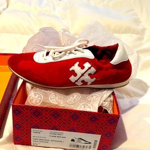Authentic Tory Burch Suede Sneakers sz 9.5